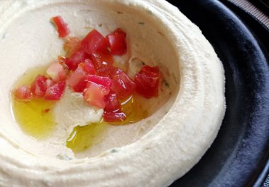 Arap humus Beyrouti geleneksel Orta Doğu mutfağı