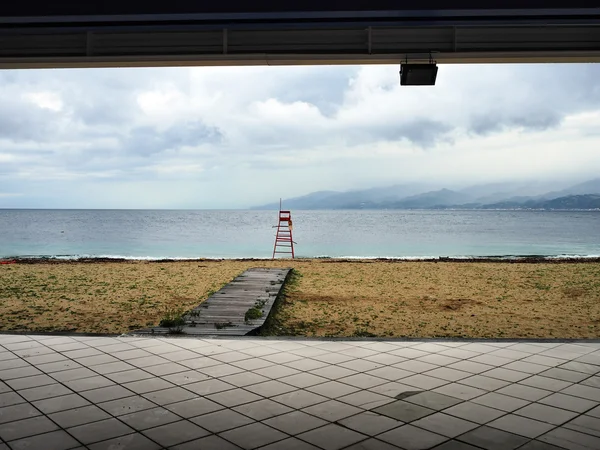 Spiaggia in inverno — Foto Stock