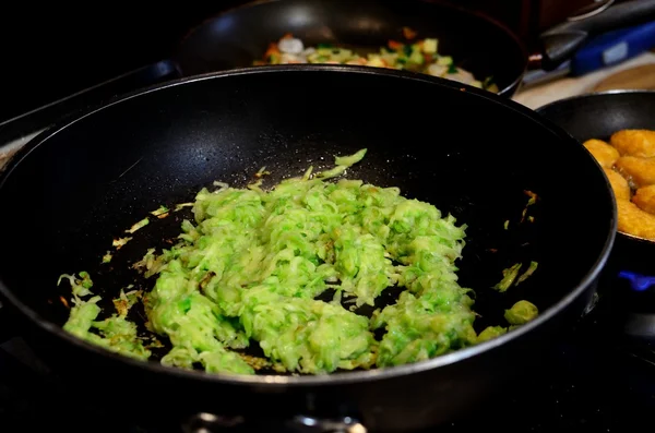 Fried vegetables — Stock Photo, Image