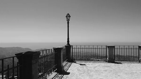 Terraço com vista para o mar — Fotografia de Stock