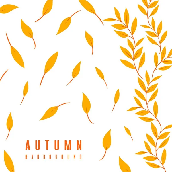 Herbst Illustration Nahtlose Muster Mit Blättern — Stockvektor