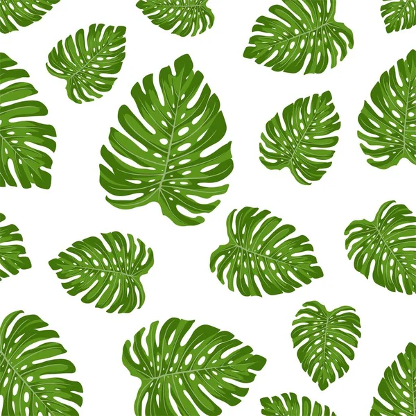 Monstera deliciosa yaprağı pürüzsüz desen