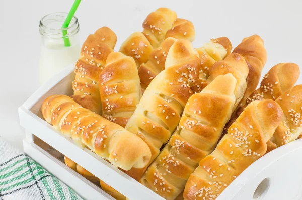 Bunch of sesame pastry — Stock Photo, Image