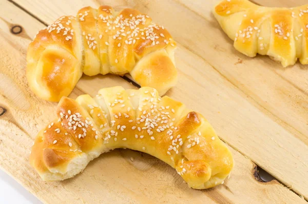 Homemade pastry with sesame — Stock Photo, Image