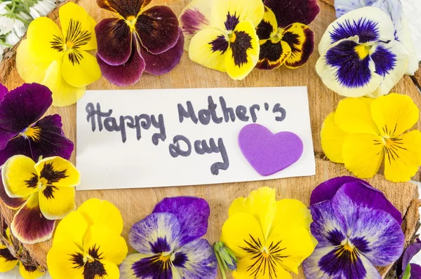 Happy mothers day card — Stock Photo, Image