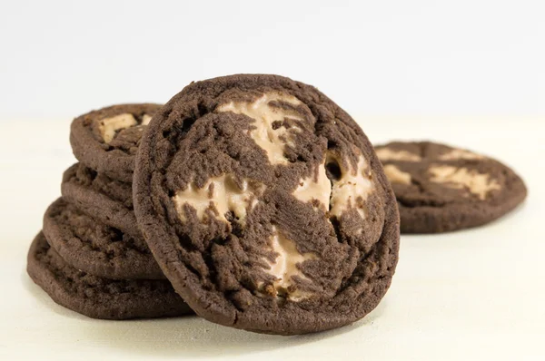 茶色のチョコレート チップ クッキー — ストック写真