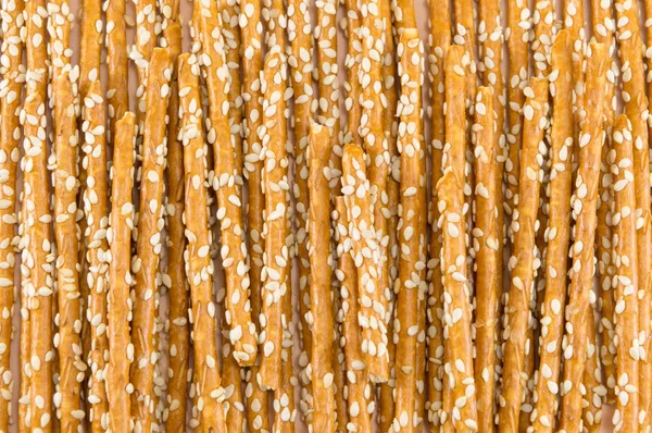 Słone paluszki chlebowe tło wzór — Zdjęcie stockowe