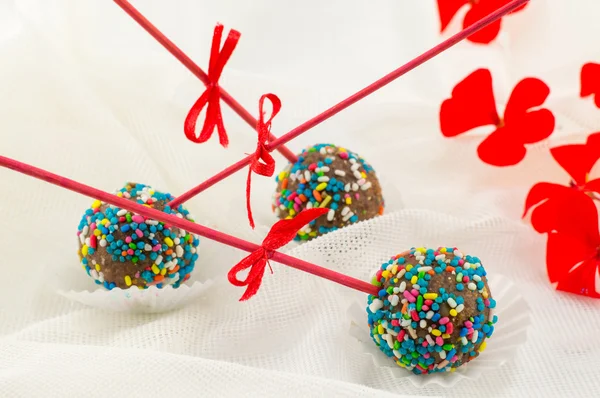 Cake pops on the table — Stock Photo, Image