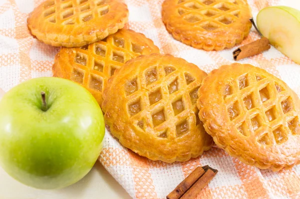 Zoete appeltaart ronde koekjes — Stockfoto