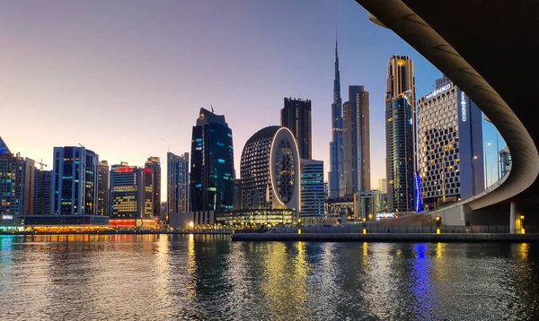 Dubai Vereinigte Arabische Emirate Oktober 2020 Downtown Dubai Moderne Skyline — Stockfoto