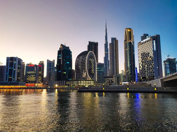 Dubai Vereinigte Arabische Emirate Oktober 2020 Downtown Dubai Moderne Skyline — Stockfoto