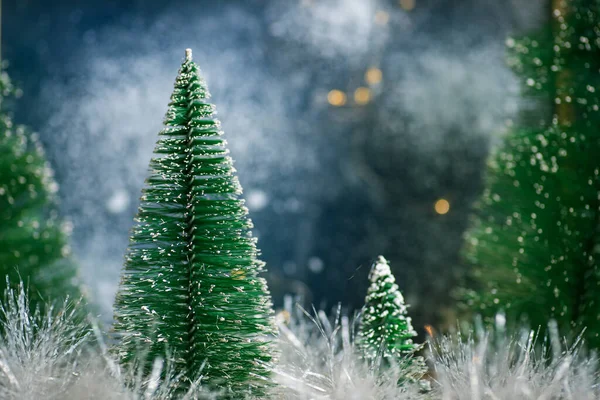 Árbol Navidad Vacaciones Invierno Fondo Festivo Adornos — Foto de Stock