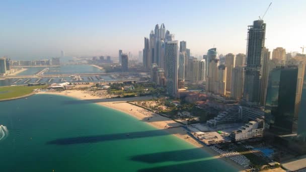 Bluewater Adası Ain Dubai Dönme Dolabı Dubai Birleşik Arap Emirlikleri — Stok video