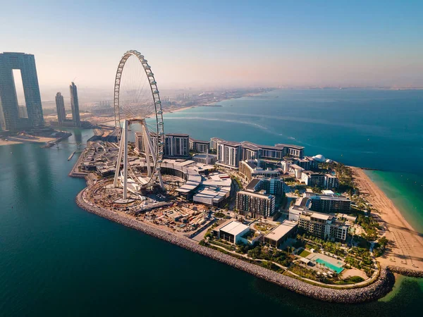 Блакитний Острів Ain Dubai Ferris Колесо Дубаї Єднаний Вигляд Араб — стокове фото