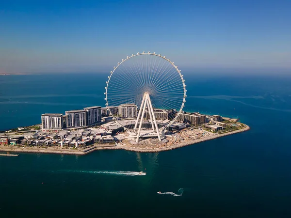 Блакитний Острів Ain Dubai Ferris Колесо Дубаї Єднаний Вигляд Араб — стокове фото