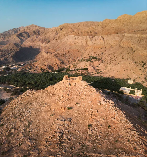 Крепость Дая Форт Рас Эль Хайме Эмирата Объединенных Арабских Эмиратов — стоковое фото
