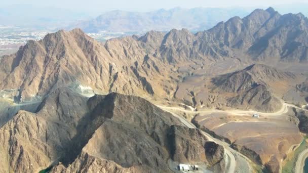 Munții Hajar Din Enclava Hatta Din Dubai Emiratele Arabe Unite — Videoclip de stoc