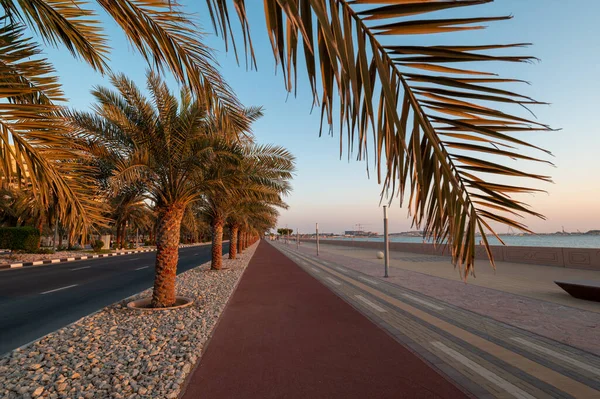 Marjan Island Pistes Course Marche Dans Émirat Ras Khaimah Dans — Photo