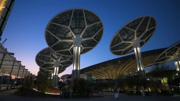 Dubai Verenigde Arabische Emiraten Februari 2020 Terra Sustainability Pavilion Expo — Stockvideo