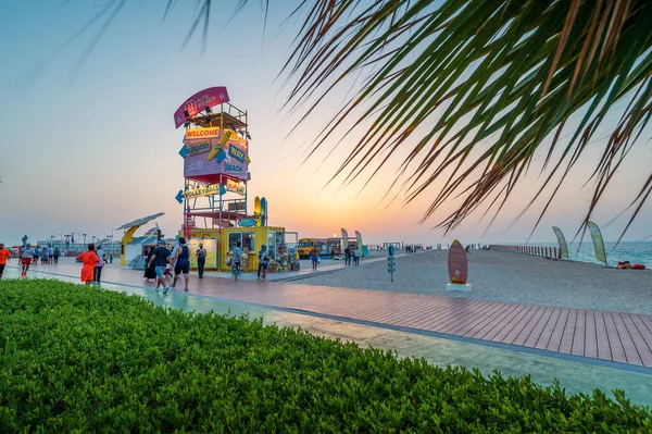 Dubai United Arab Emirates March 2021 Kite Beach Dubai Large — Stock Photo, Image