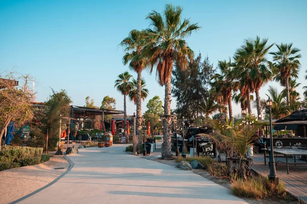 Dubai United Arab Emirates May 2021 Mer Beach Walking Area — Stock Photo, Image