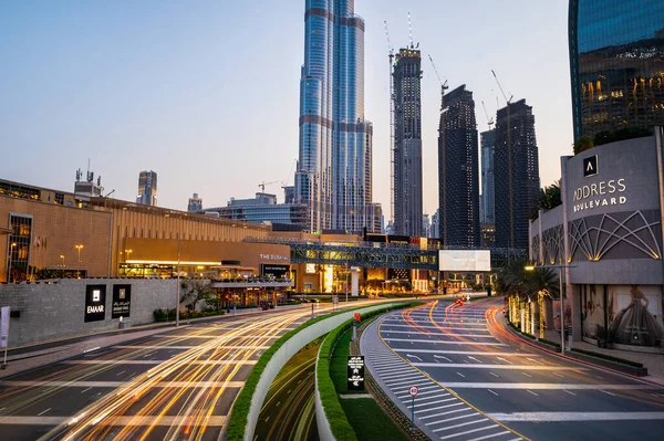 Dubai United Arab Emirates April 2021 Dubai Mall Downtown Burj — Stock Photo, Image