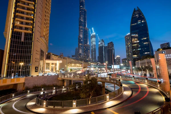 Dubai Єднані Арабські Емірати Квітня 2021 Дубайський Торговий Центр Бурдж — стокове фото