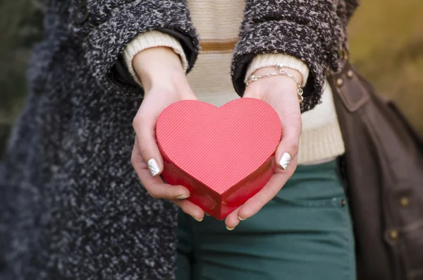 Dryck och dessert för Valentines — Stockfoto