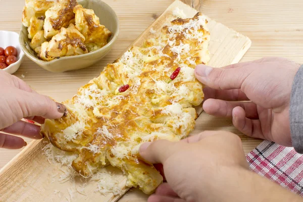 Christmas tree pastry — Stock Photo, Image