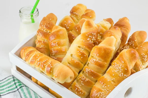 Bunch of sesame pastry — Stock Photo, Image