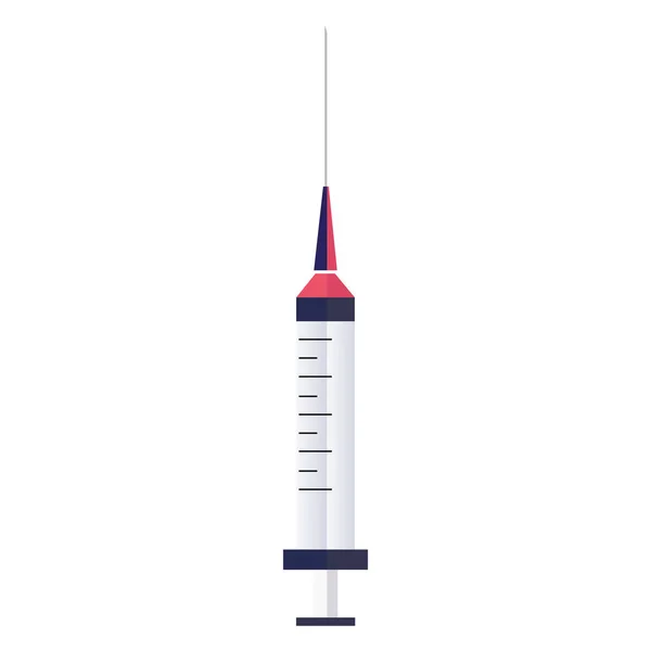 Icône de seringue isolée — Image vectorielle