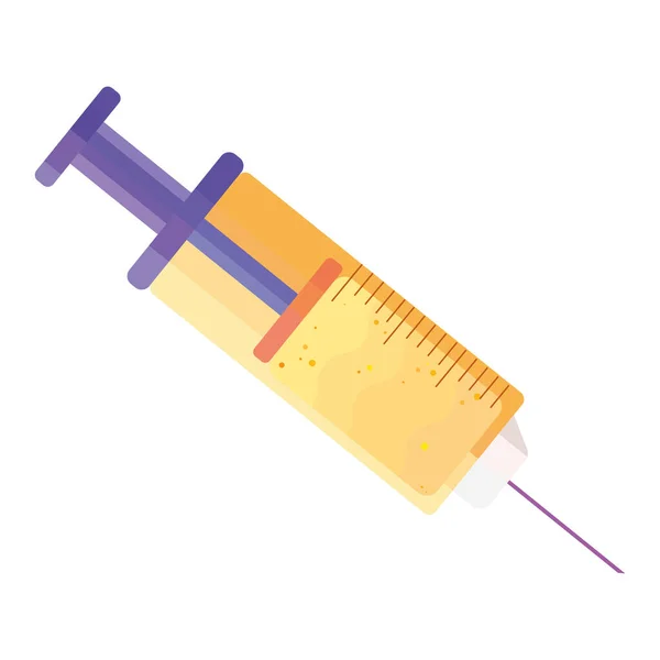Icône de seringue isolée — Image vectorielle