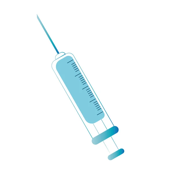 Icona della siringa isolata — Vettoriale Stock