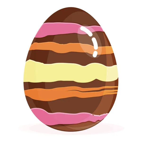 Izolált színes húsvéti tojás tavaszi szezon — Stock Vector