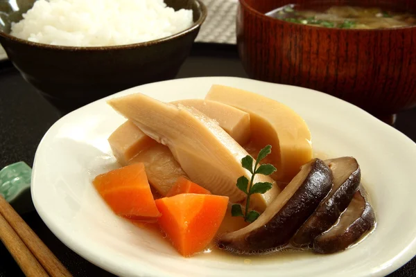 Comida japonesa tradicional Nimono — Fotografia de Stock