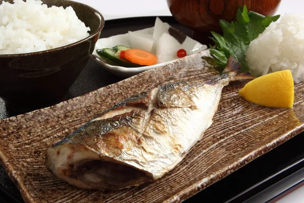 Izgara balık, Japon yemekleri — Stok fotoğraf