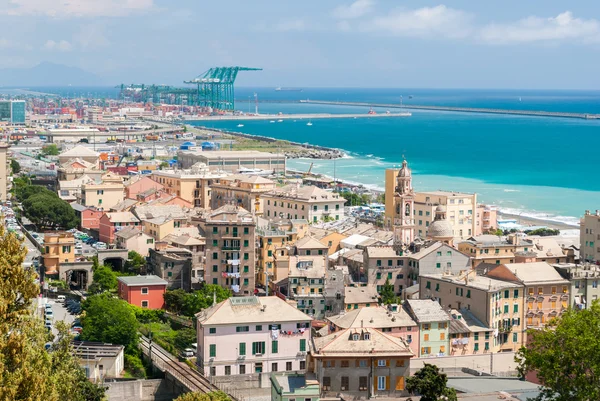 Vista panorámica de Voltri, un distrito de Génova —  Fotos de Stock