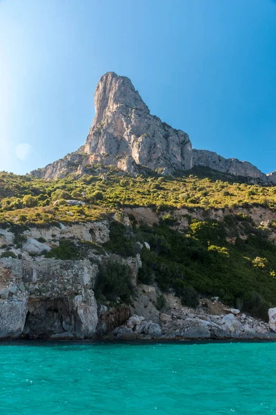 Coastline Santa Maria Navarrese Punta Giradili Background Sardinia Italy — Stock Photo, Image