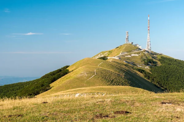 Sommet Mont Nerone Dans Région Des Marches — Photo