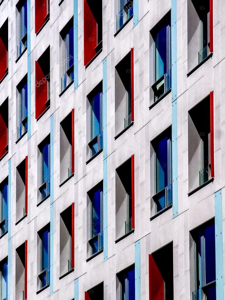 Modern facade building