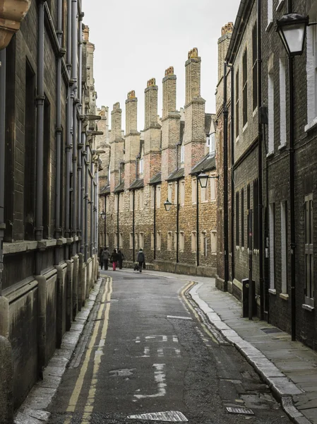 Estrada para pedestres em Cambridge (UK ) — Fotografia de Stock