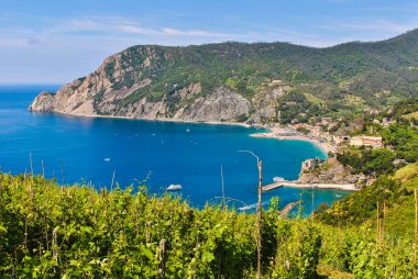 Panoramik Monterosso, İtalya 