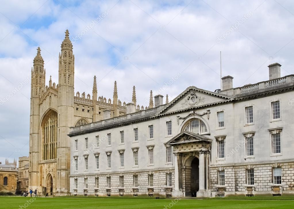 Buildings in the King's College in Cambridge