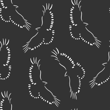 Freehand Kuzgunlar ile Seamless Modeli