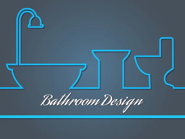 Salle de bain — Image vectorielle