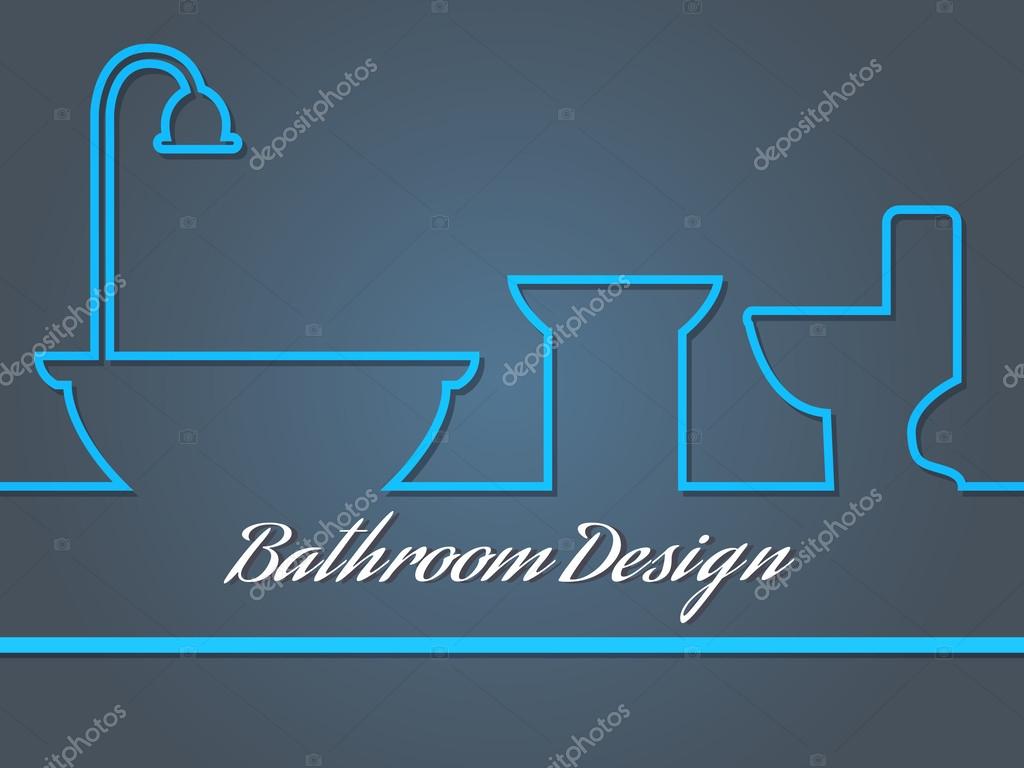 Vector illustration of company logo on the design