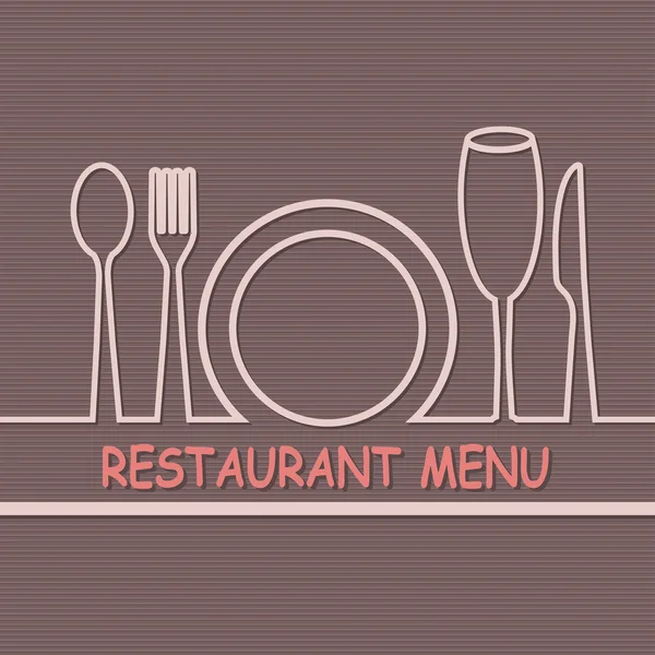 Menu — Stock Vector