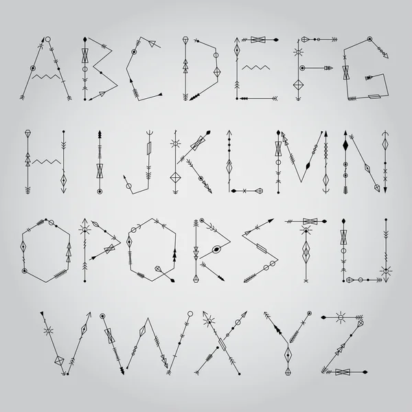 Alphabet — Image vectorielle