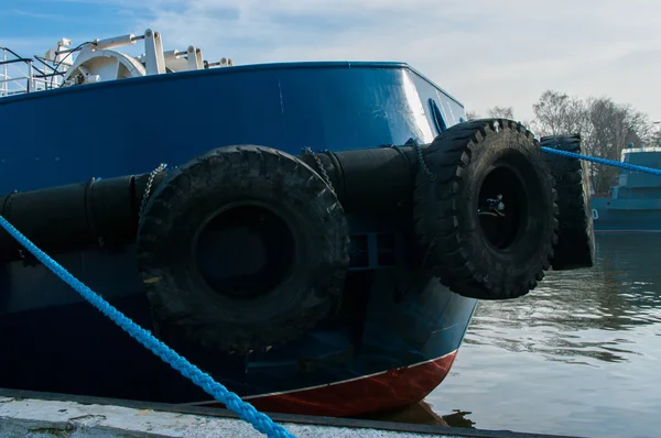 Die Nase des Schiffes Seeschlepper, Baltiysk, Russland — Stockfoto