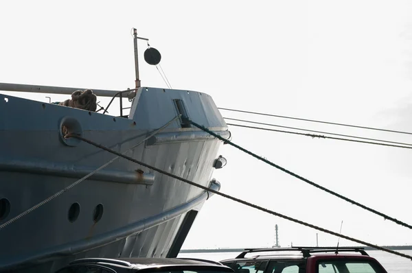 Geminin iskele ip, Rusya, Baltiysk demirleyen